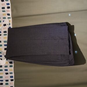 Straight leg, plain front dress pant